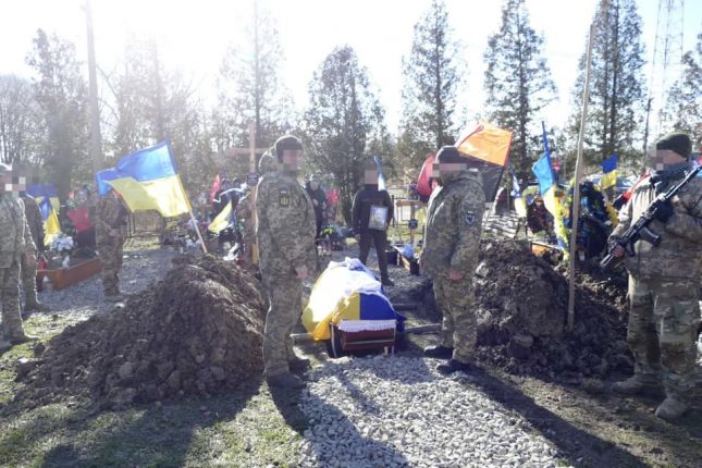 Калуська громада прощалась із Захисником Олегом Андріївим. ФОТО